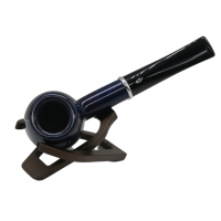 Savinelli Arcobaleno Blue 207 Smooth 9mm Filter Fishtail Pipe (SAV1857)