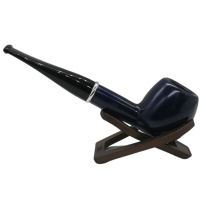 Savinelli Arcobaleno Blue 207 Smooth 9mm Filter Fishtail Pipe (SAV1857)