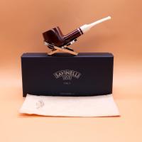 Savinelli Avorio 121 Smooth Burgundy 9mm Filter Fishtail Pipe (SAV1875)