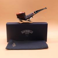 Savinelli Porto Cervo 305 Rustic 6mm Fishtail Pipe (SAV1892)