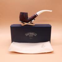 Savinelli Avorio 606 Rustic Brown 9mm Filter Fishtail Pipe (SAV1903)