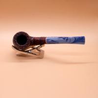 Savinelli Oceano Dark Rustic 606 Bent Billiard 6mm Fishtail Pipe (SAV1905)