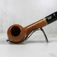 Savinelli Briar Line B Smooth Natural Bent 6mm Fishtail Pipe (SAV195)