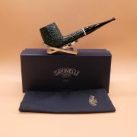Savinelli Arcobaleno Green 111 Rustic Straight 9mm Pipe (SAV1966)