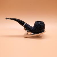 Savinelli Arcobaleno Blue 626 Rustic Bent 6mm Fishtail Pipe (SAV1967)