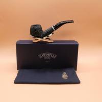 Savinelli Arcobaleno Green 626 Rustic 9mm Fishtail Pipe (SAV1968)