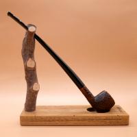 Savinelli Churchwarden 901 Brownblast Bent 6mm Fishtail Pipe (SAV1979)