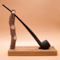 Savinelli Churchwarden 901 Rustic Bent 6mm Fishtail Pipe (SAV1980)