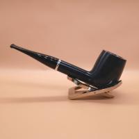 Savinelli Arcobaleno Blue 111 Smooth Straight 6mm Filter Fishtail Pipe (SAV2012)