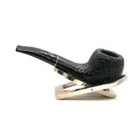 Savinelli Lollo Sandblasted Black 01 6mm Filter Fishtail Pipe (SAV2020)
