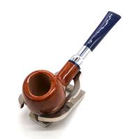 Savinelli Eleganza Smooth 207 Natural Straight Apple 6mm Filter Fishtail Pipe (SAV2022)