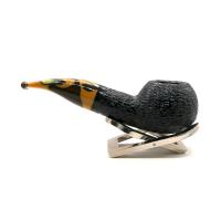 Savinelli Paloma 320 Rustic Black 9mm Filter Fishtail Pipe (SAV2029)