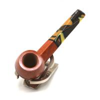 Savinelli Paloma 510 Smooth Brown 9mm Filter Fishtail Pipe (SAV2033)