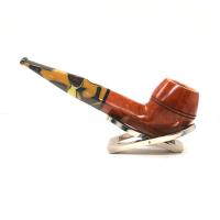 Savinelli Paloma 510 Smooth Brown 9mm Filter Fishtail Pipe (SAV2033)