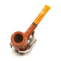 Savinelli Miele 128 Smooth Straight Honey 6mm Filter Fishtail Pipe (SAV2041)