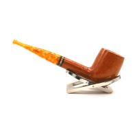 Savinelli Miele 128 Smooth Straight Honey 6mm Filter Fishtail Pipe (SAV2041)