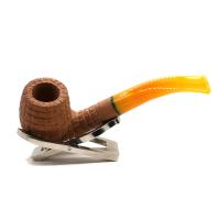 Savinelli Pannocchia 601 Rustic Bent 6mm Filter Fishtail Pipe (SAV2044)