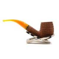 Savinelli Pannocchia 601 Rustic Bent 6mm Filter Fishtail Pipe (SAV2049)