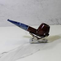 Savinelli Oceano Burgundy 510 Smooth Straight Bulldog 6mm Fishtail Pipe (SAV2005)