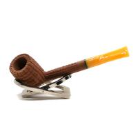 Savinelli Pannocchia 701 Rustic Straight 6mm Filter Fishtail Pipe (SAV2050)