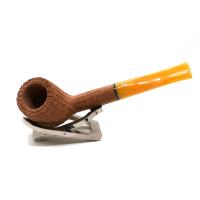 Savinelli Pannocchia 111 Rustic Straight 6mm Filter Fishtail Pipe (SAV2051)