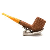 Savinelli Pannocchia 111 Rustic Straight 6mm Filter Fishtail Pipe (SAV2051)