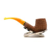 Savinelli Pannocchia 601 Rustic Bent 6mm Filter Fishtail Pipe (SAV2053)