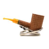 Savinelli Pannocchia 311 Rustic Half-Bent 6mm Filter Fishtail Pipe (SAV2054)