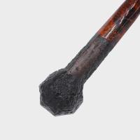 Savinelli Ottagono Sandblast Black Straight 6mm Filter Fishtail Pipe (SAV2067)
