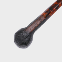 Savinelli Ottagono Sandblast Black Straight 6mm Filter Fishtail Pipe (SAV2069)
