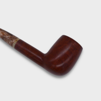 Savinelli Dolomiti 128 Smooth Light Brown Fishtail 9mm Pipe (SAV2078)