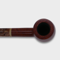 Savinelli Dolomiti 128 Smooth Light Brown Fishtail 9mm Pipe (SAV2078)
