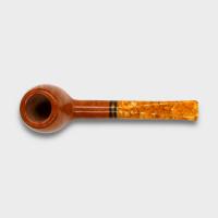 Savinelli Miele 207 Smooth Straight Honey 6mm Filter Fishtail Pipe (SAV2096)