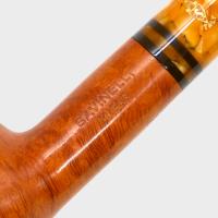 Savinelli Miele 207 Smooth Straight Honey 6mm Filter Fishtail Pipe (SAV2096)