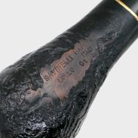 Savinelli Lollo Sandblasted Black 01 6mm Filter Fishtail Pipe (SAV2097)