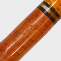 Savinelli Miele 207 Smooth Straight Honey 6mm Filter Fishtail Pipe (SAV2103)