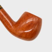 Savinelli Miele 626 Smooth Bent Honey 6mm Filter Fishtail Pipe (SAV2104)