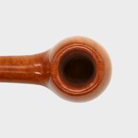 Savinelli Miele 626 Smooth Bent Honey 6mm Filter Fishtail Pipe (SAV2104)