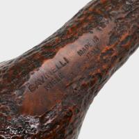 Savinelli Miele 316 Brownblast KS Semi Bent Honey 6mm Filter Fishtail Pipe (SAV2106)