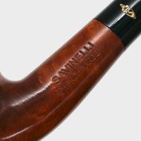 Savinelli Churchwarden 601 Smooth Bent 6mm Fishtail Pipe (SAV2115)