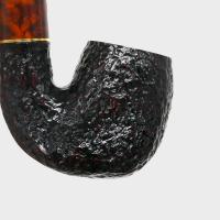 Savinelli Tortuga 614 Rustic Bent 6mm Filter Fishtail Pipe (SAV2129)