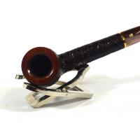 Savinelli Roma Lucite 802 Rustic Straight 6mm Fishtail Pipe (SAV523)