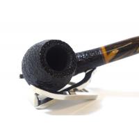 Savinelli Tigre Rustic 645 Bent Brandy 6mm Filter Fishtail Pipe (SAV569)