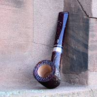 Savinelli Bacco 409 Rustica Dark Brown 6mm Fishtail Pipe (SAV697)