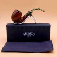 Savinelli Camouflage Smooth 614 Dark Brown 6mm Fishtail Pipe (SAV712) (End of Line)