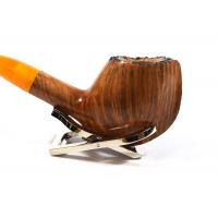 Savinelli Autograph Smooth and Sandblast 6mm Fishtail Pipe (SAV781)