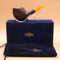 Savinelli Autograph Smooth & Sandblast 6mm Fishtail Pipe (SAV781)