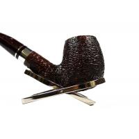 Savinelli Bacco 602 Rustic Dark Brown 6mm Fishtail Pipe (SAV857)