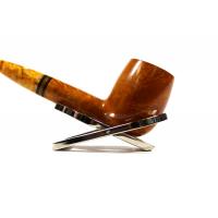 Savinelli Miele 128 Smooth Straight Honey 6mm Filter Fishtail Pipe (SAV869)