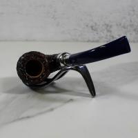 Savinelli Eleganza Brownblast 614 Full Bent Billiard 6mm Fishtail Pipe (SAV918)